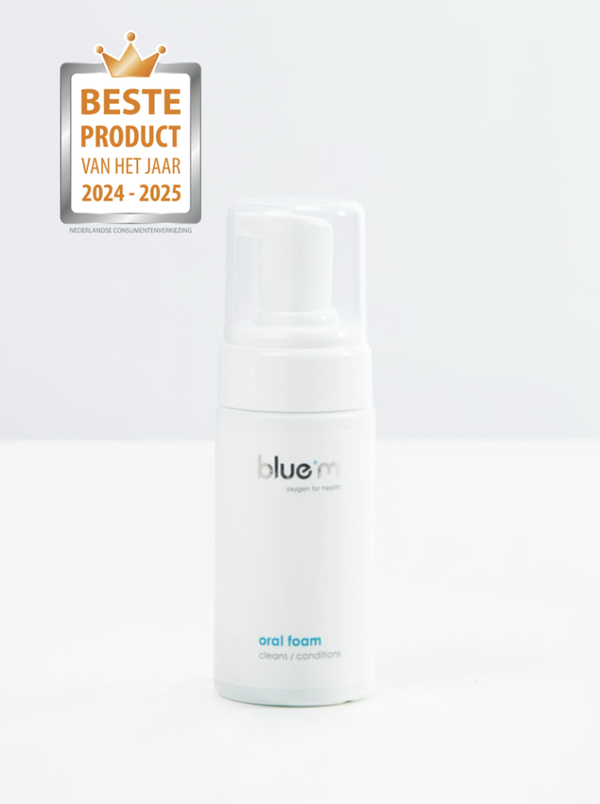 blue®m oral foam at home