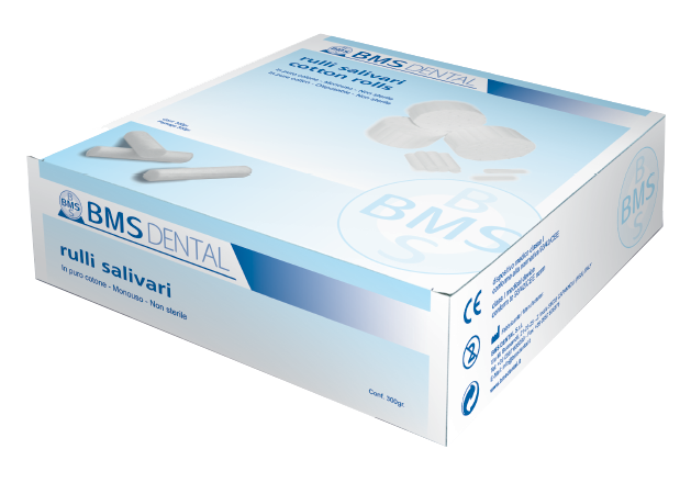Absorbent Pure Cotton Rolls – Size 1 9.009-1 – BMS Dental S.r.l., Watterollen