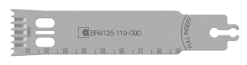 BR4125-119-090 Stryker Replacement Large Bone Sagittal Dual Cut Aggressive Saw Blade