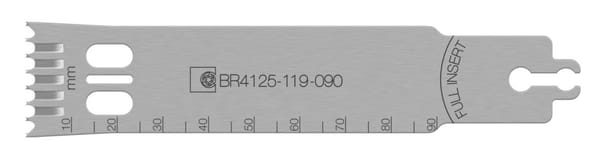 BR4125-119-090 Stryker Replacement Large Bone Sagittal Dual Cut Aggressive Saw Blade