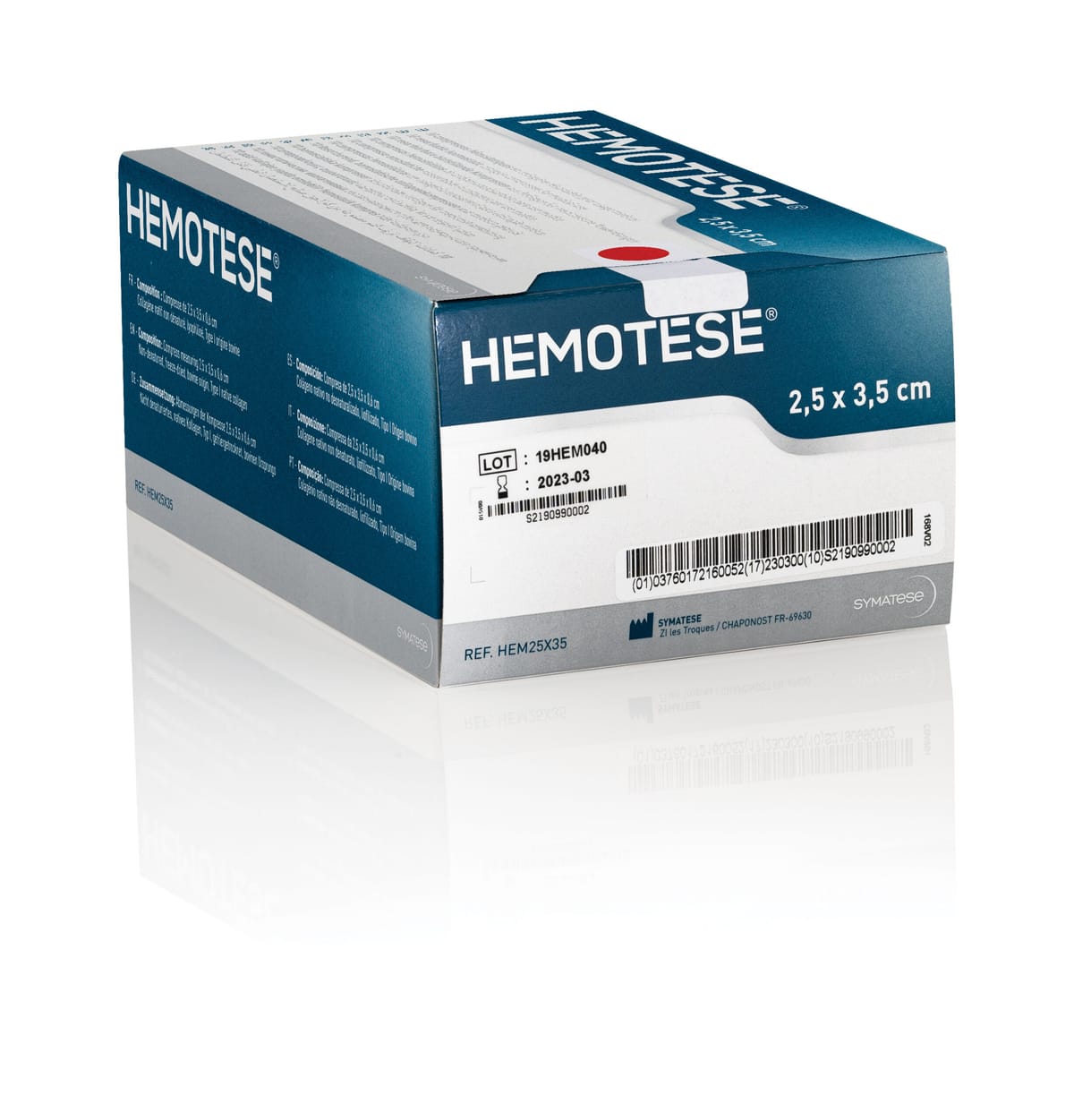 Hemotese - Compresse hémostatique résorbable en collagène – Butterfly Italia srl, Hemostasis