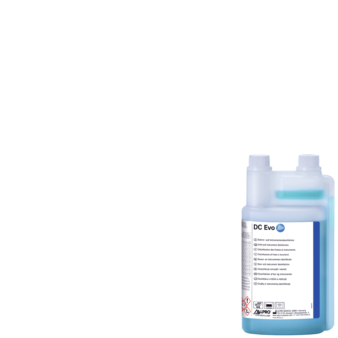 DC Evo 1l Flasche DCE1.000 – Komet Dental, Instrument Cleaning Solutions