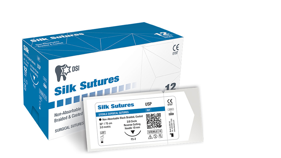 Silk Sutures – DSI Dental Solutions Ltd, Sutures & Needles
