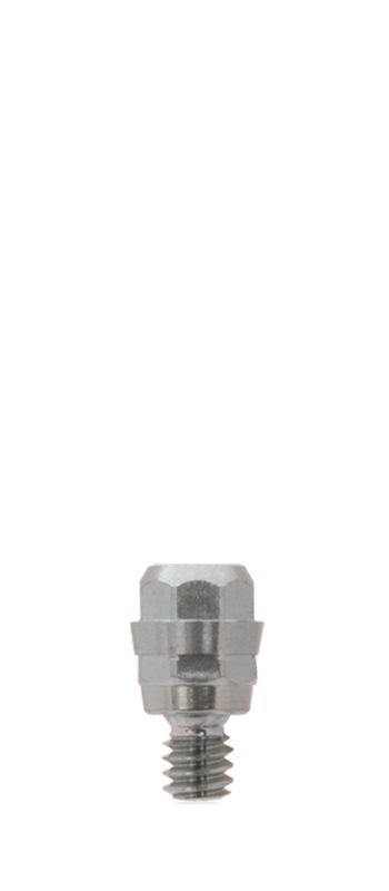 Abutment Tissue Level TL RP mit integrierter Basisschraube, 0°, H 1.5mm, 31164