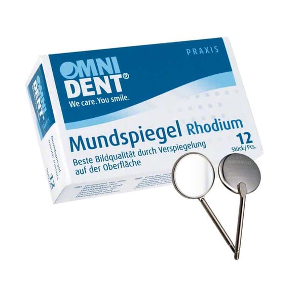 Mundspiegel Rhodium Nr. 4 plan