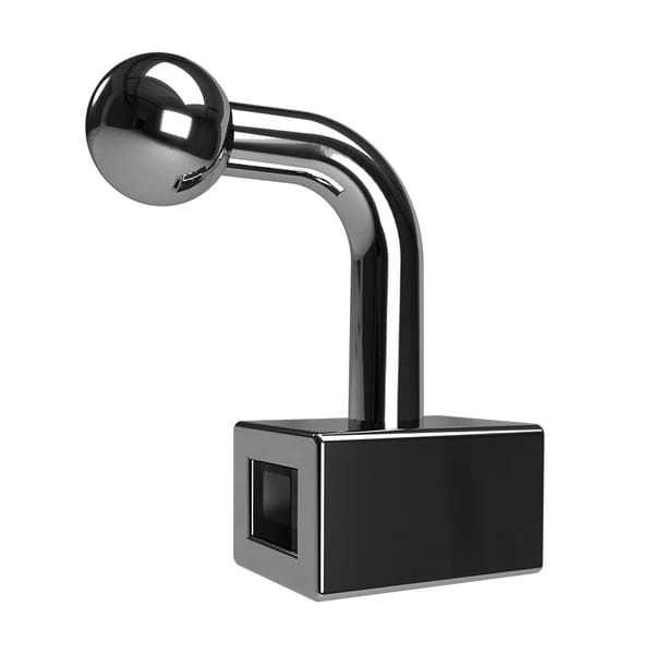 STAINLESS STEEL SLIDE ON ARCH HOOK CURVED .018" (PK10)