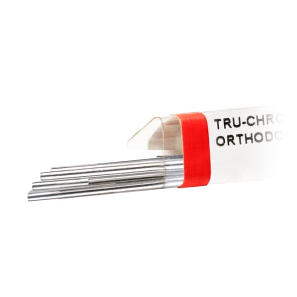 TRU-CHROME Stainless Steel Straight Lengths Round Pack of 10