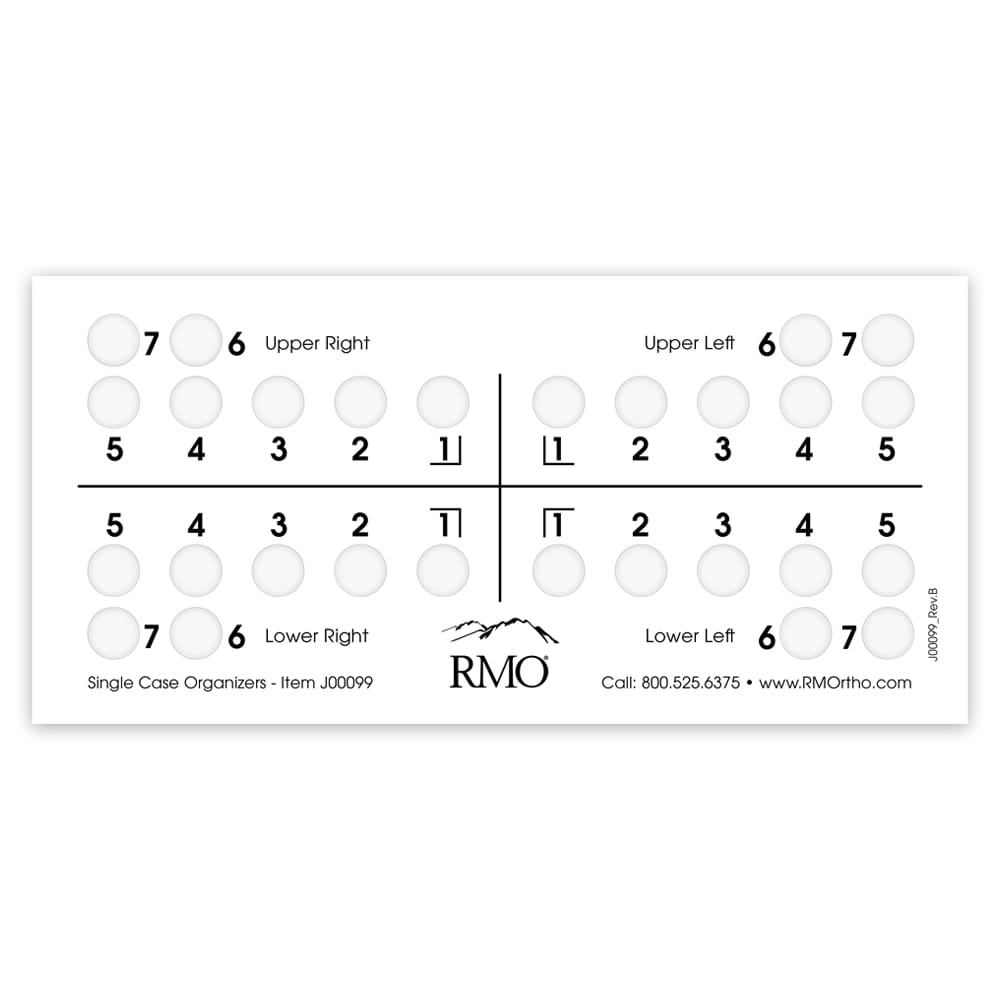 Bracket Case Organizer Single Pack of 25