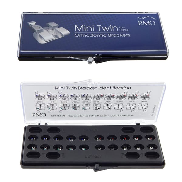 Mini Twin Two-Piece Stainless Steel Brackets Roth Rx 5-5 Kit - ROTH MINI LP 018 HK/3 5-5 20EA
