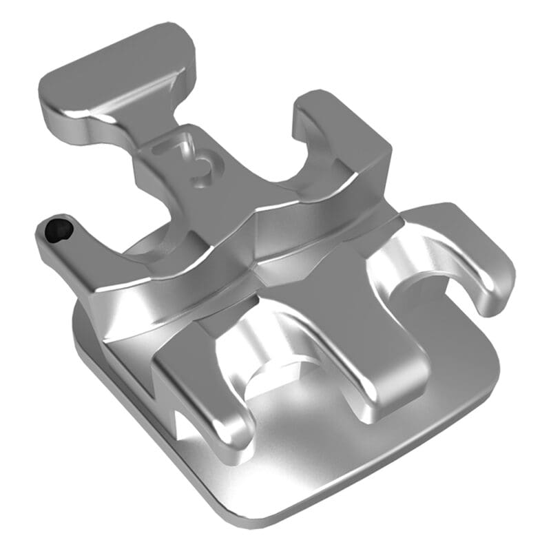 Synergy Two-Piece Stainless Steel Brackets On Band Roth 018 Rx - ROTH SYN MN 1BIC L18 17T 4DO (PK 10)