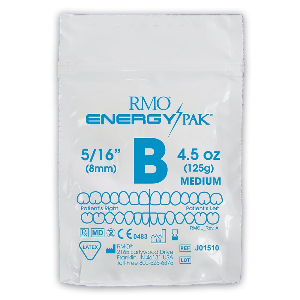 LATEX NEON ELASTICS 5/16" 4.5OZ MEDIUM BLUE B (PK50)