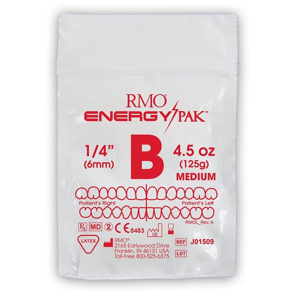 LATEX NEON ELASTICS 1/4" 4.5OZ MEDIUM RED B (PK50)