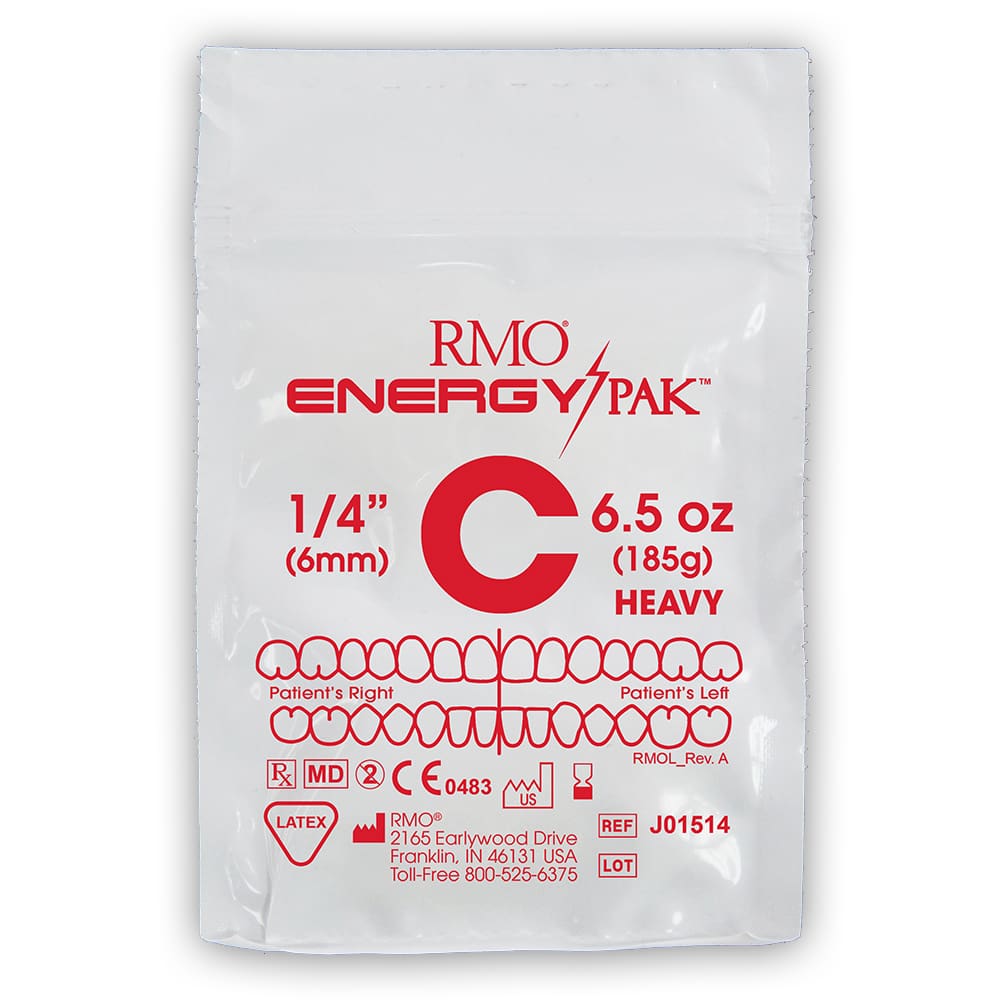 LATEX NEON ELASTICS 1/4" 6.5OZ HEAVY RED C (PK50)