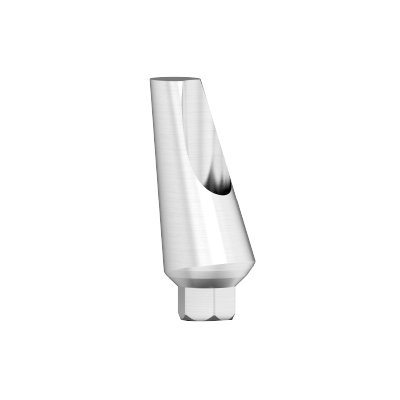 Angulated titanium abutment slim 15 deg Ø3.8 mm