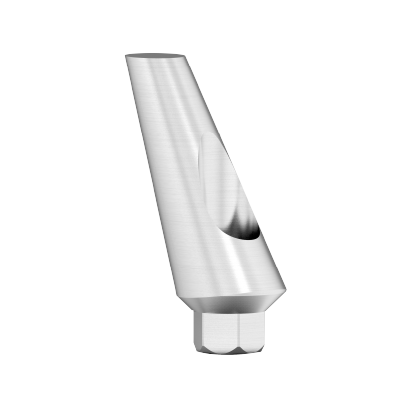 Angulated titanium abutment slim 25 deg Ø3.8 mm