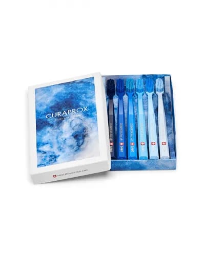 Zahnbürste CS 5460 Blue Limited Edition, 6 Stück – Curaden AG, Zahnbürsten