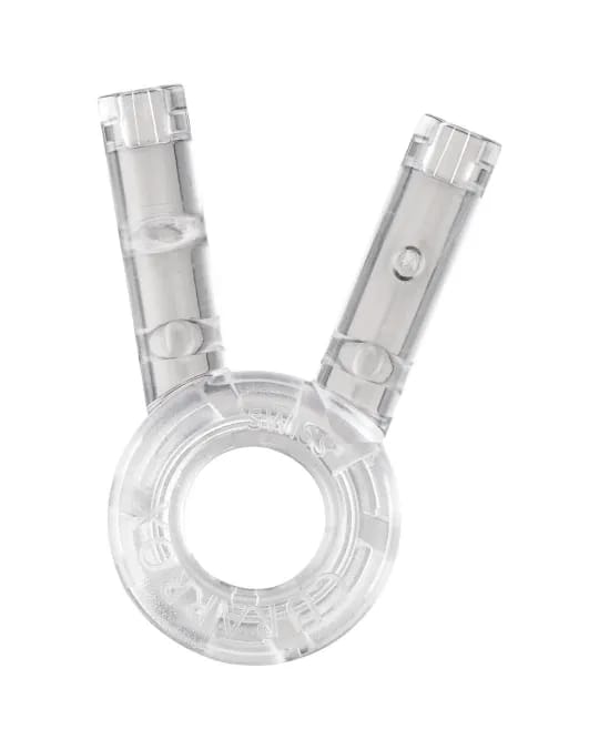 UHS 425 Duo-Halter transparent mit Schutzkappe
