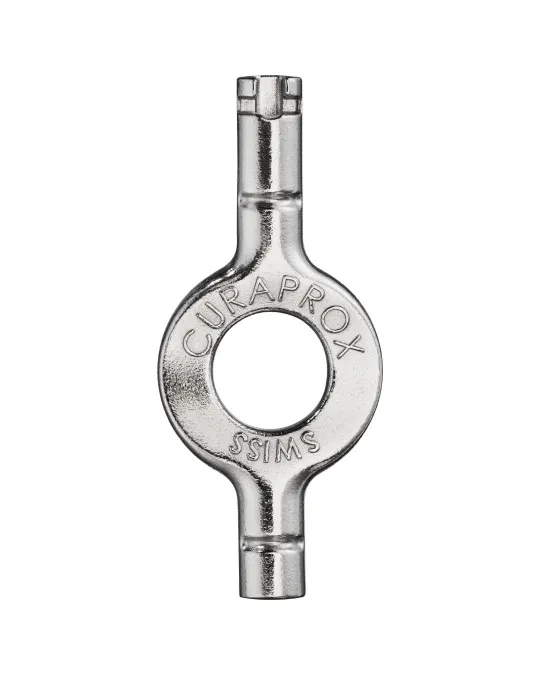 Manico scovolino UHS 409 in acciaio, argento