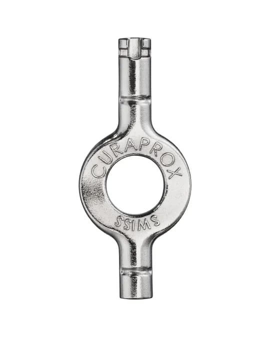 Manico scovolino UHS 409 in acciaio, argento