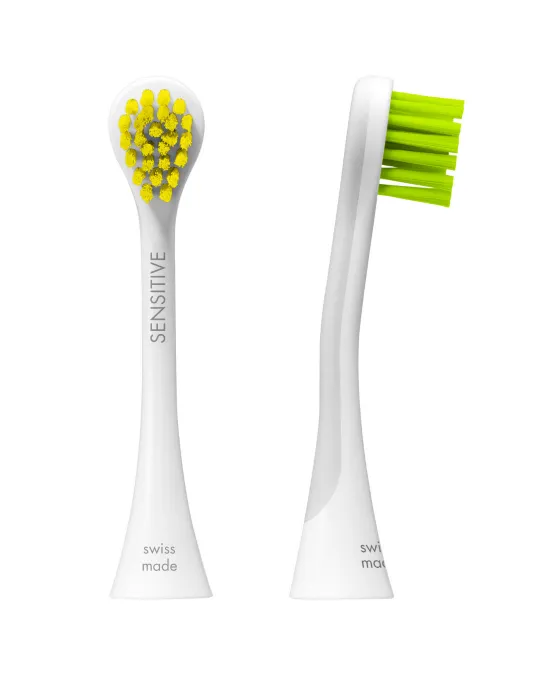 Rainbow Testina spazzolino sensitive per Hydrosonic giallo-verde