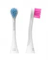 Brush head sensitive for Hydrosonic blue-pink, 2 pcs.