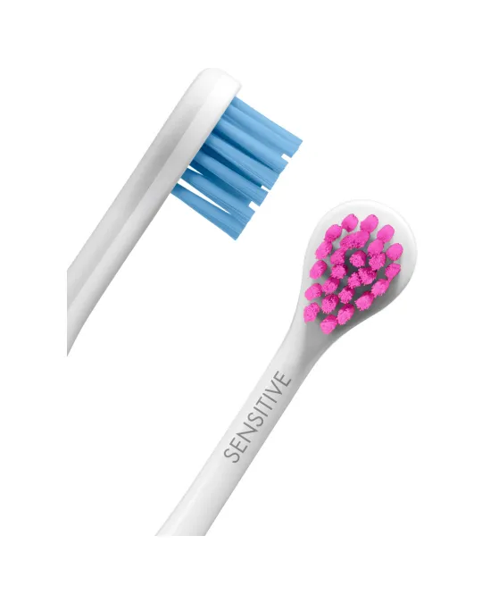 Rainbow Testina spazzolino sensitive per Hydrosonic blu-rosa, 2 pz. – Curaden AG, Toothbrushes