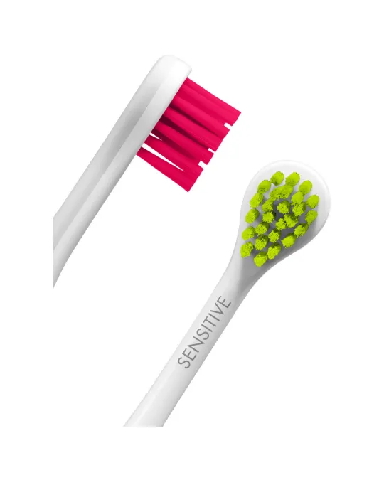 Rainbow Tête de brosse sensitive pour Hydrosonic rouge-vert – Curaden AG, Prophy Cups & Brushes
