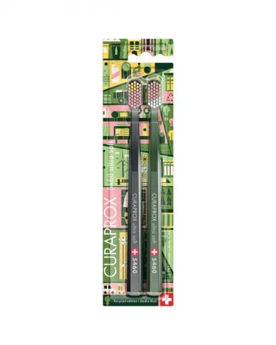 Zahnbürste CS 5460 Recycled Edition 2025, 2 Stk. – Curaden AG, Zahnbürsten