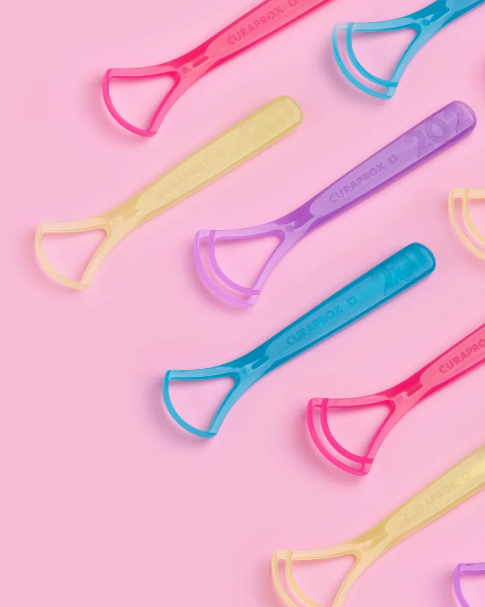 Tongue Cleaner Set - 2 pcs – Curaden AG, Oral Cleaning Aids