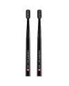 «Black is White»-Zahnbürste im Doppelpack – Curaden AG, Toothbrushes