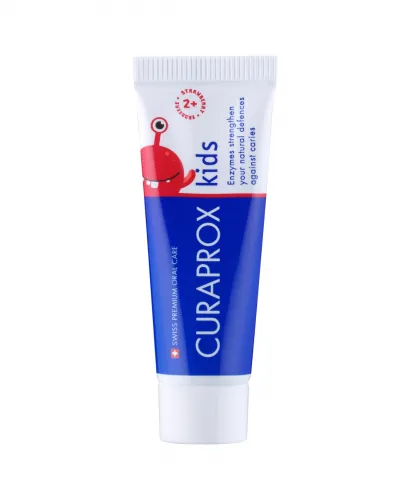 Toothpaste kids strawberry, from 2 years, 10 ml