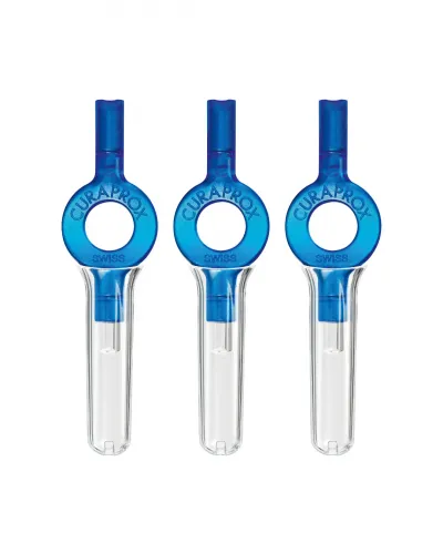 UHS 409 Interdentalbürstenhalter Handy blau, 3 Stk. – Curaden AG, Interdental Cleaners