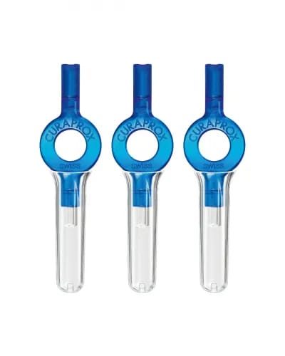 UHS 409 Interdentalbürstenhalter Handy blau, 3 Stk.
