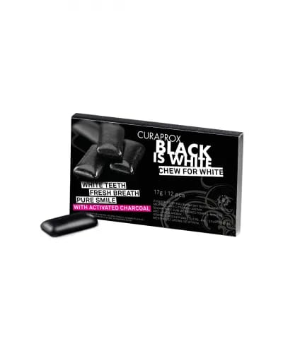 Kaugummi Black is white, 12 Stk.
