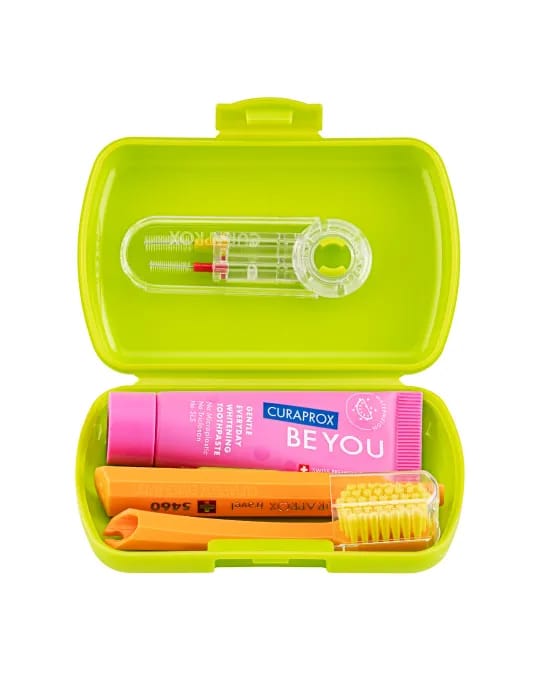 Kit de voyage vert