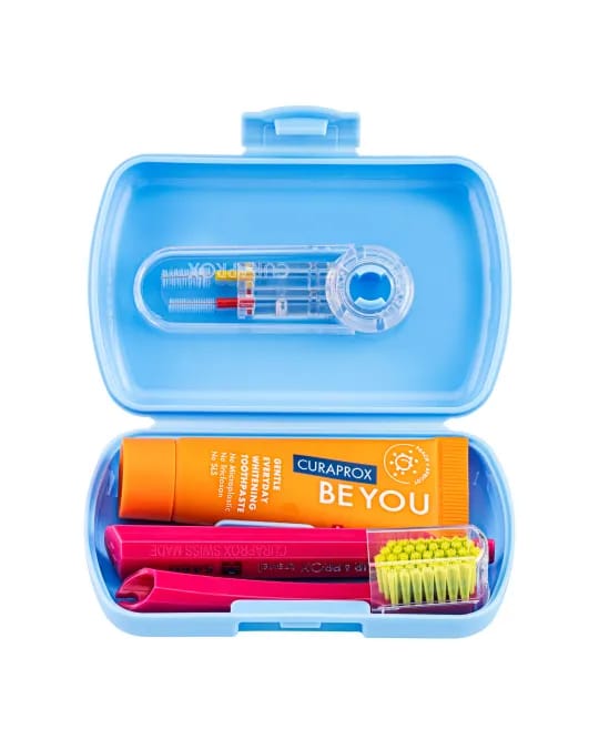 Kit da viaggio blu