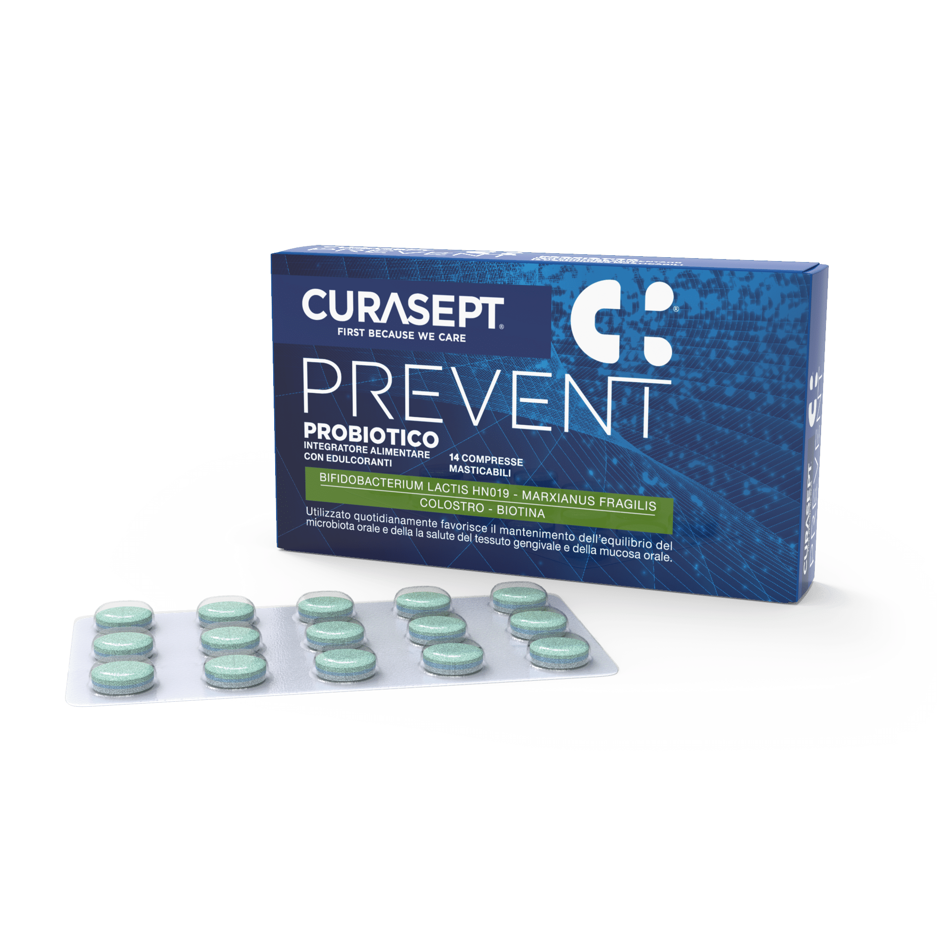CURASEPT PREVENT PROBIOTIC FOOD SUPPLEMENT