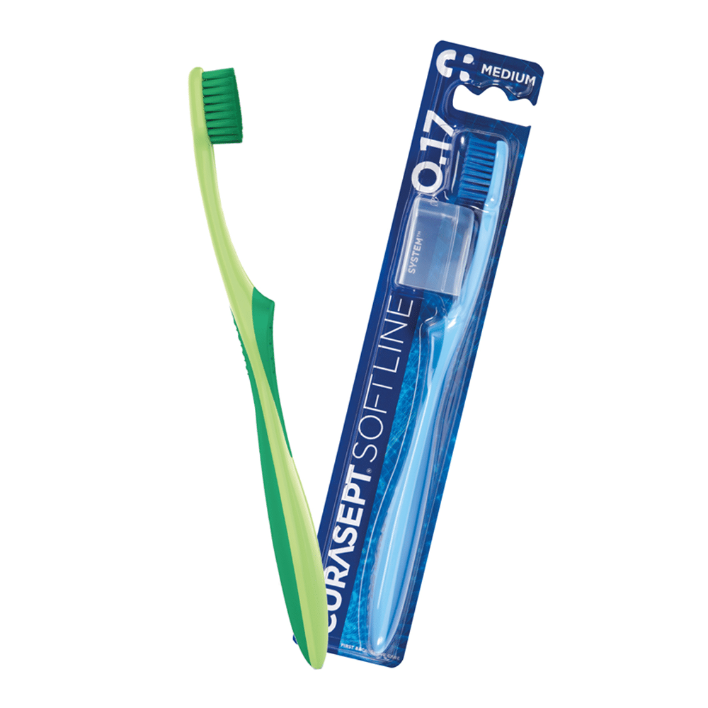 CURASEPT SOFTLINE TOOTHBRUSH – MEDIUM 017