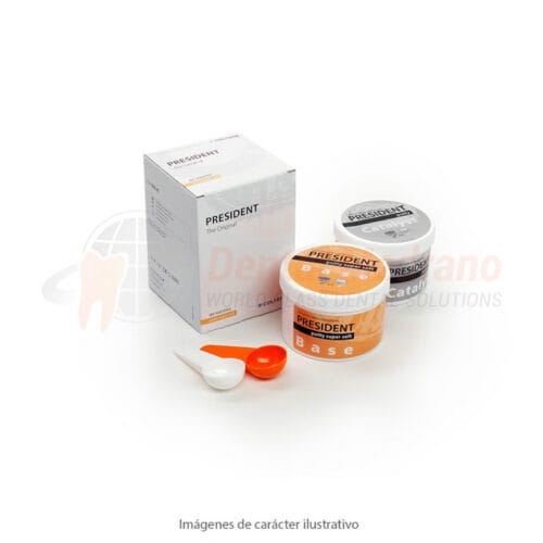 PRESIDENT PUTTY SUPERSOFT NARANJA 780g/600ml – Dental Medrano S.A., A-Silicones