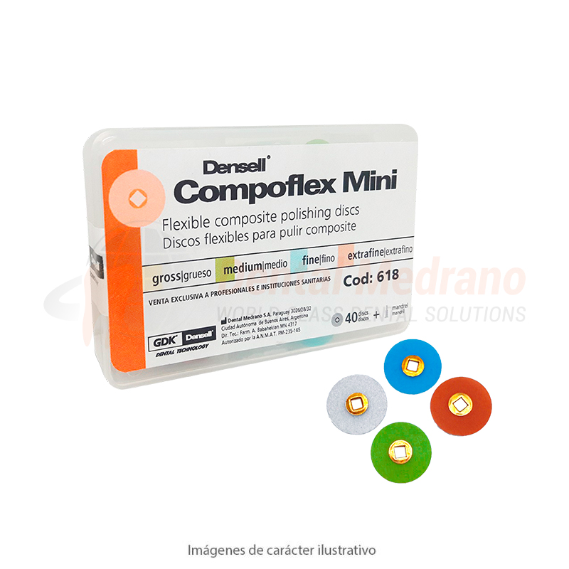 DISCOS COMPOFLEX MINI SURTIDOS + MANDRIL