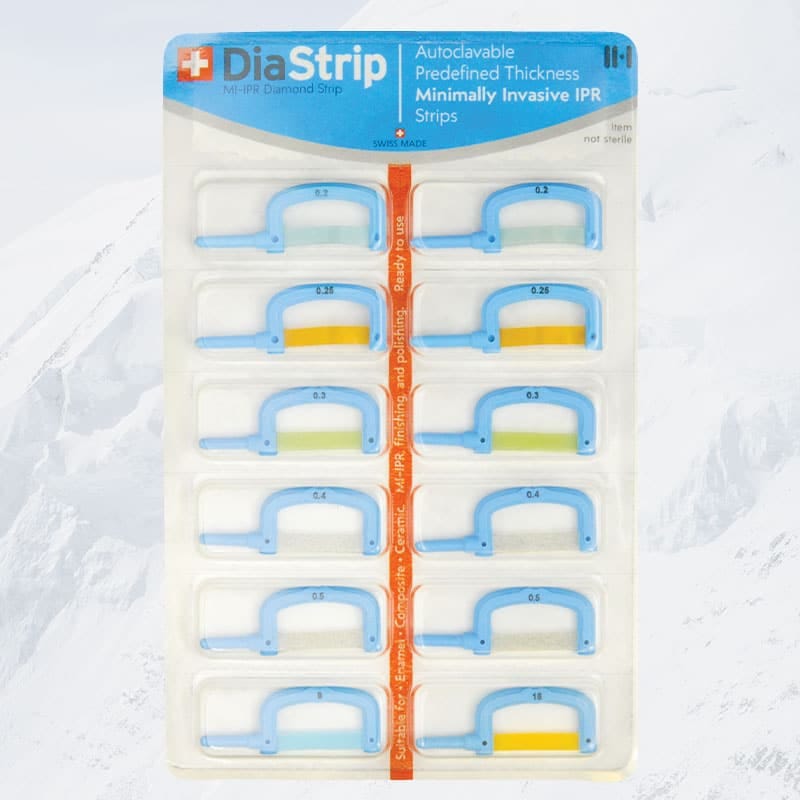 Resin DiaStrip 2 Sides Set – DS DentaSonic SA, Polierstreifen - Schleifstreifen