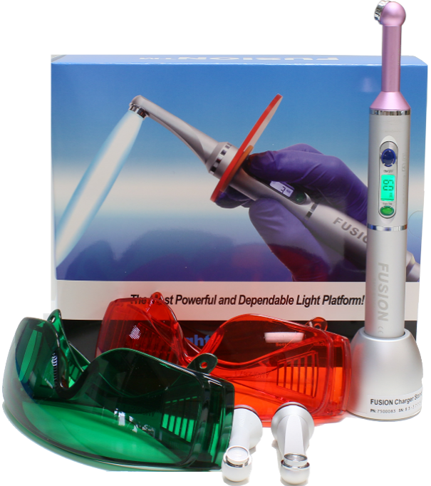 FUSION-DOE Deluxe Kit – DentLight Inc., Curing Lights and Accessories