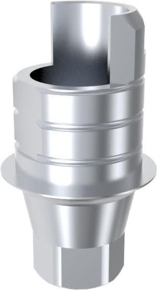 Bază de titan internă tip scurt cu hex - Compatibil Adin® CloseFit™