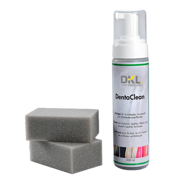 DentaClean Kunstlederreiniger 200 ml Schaumspenderflasche