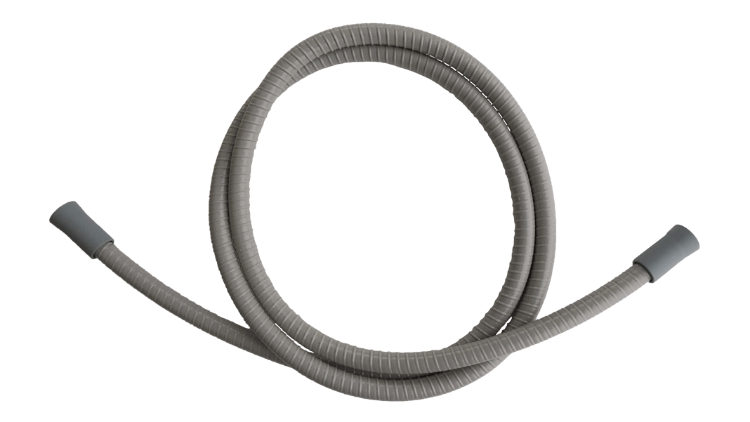 Saugschlauch grau, kleiner Sauger (Speichelzieher), Ø 10 mm, L=1800 mm