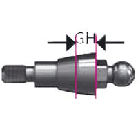 DXL t- Ball Abutment System, 2mm