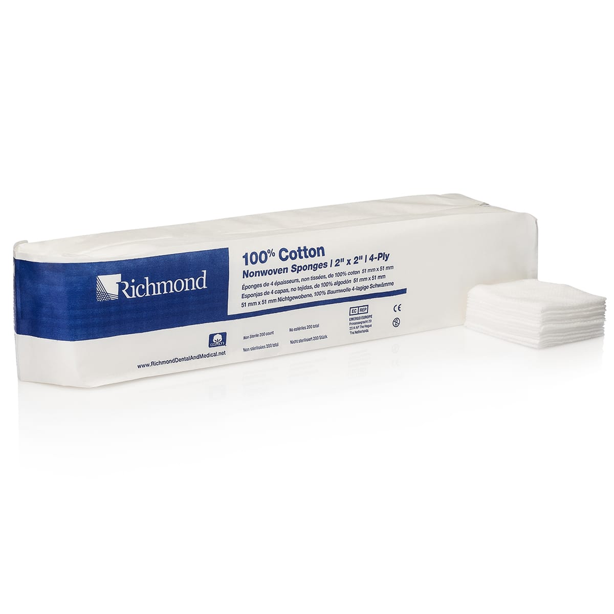 Dental Sponges: Cotton Nonwoven Sponges – Richmond Dental and Medical, Disposables