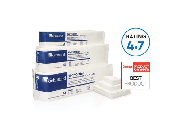 Compresses non tissées 100 % coton