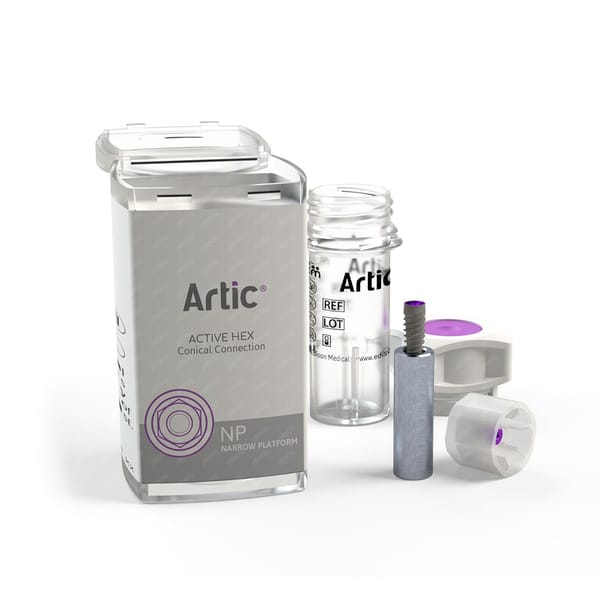 Artic® Dental Implant – Active Hex – Conical Connection NP