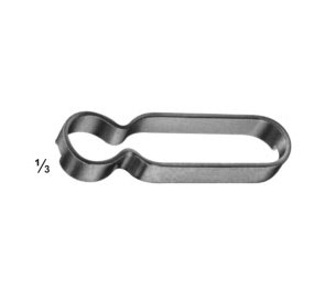 Fixation clamp, to secure clampingjaws of 17-179 stainless steel